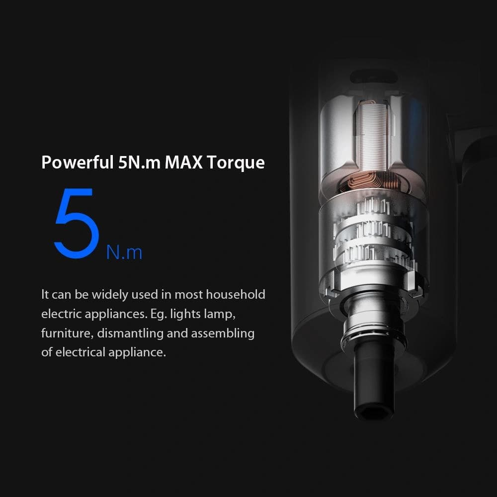 پيچ گوشتی شارژی شيائومی مدل Mijia Electric Screwdriver MJDDLSD001QW — تصویر ۲