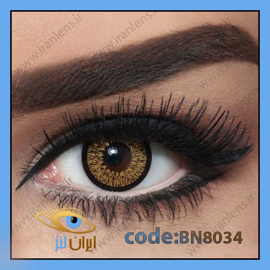 لنز رنگی نچرال کول هیزل فصلی کد BN8034