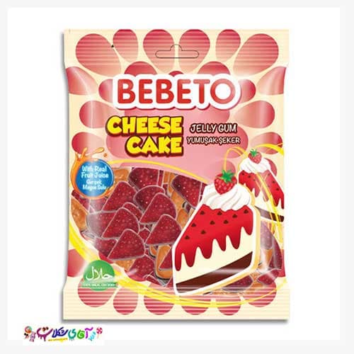 پاستیل ببتو تمشک 70 گرم BEBETO CHEESE CAKE