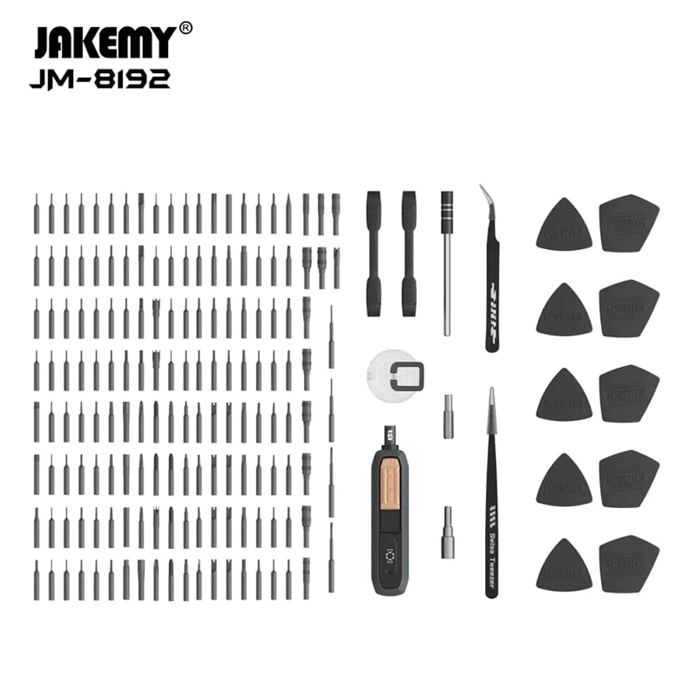 ست پیچ گوشتی شیائومی مدل Jakemy 180 in 1 CR-V screwdriver JM-8192 — تصویر ۴