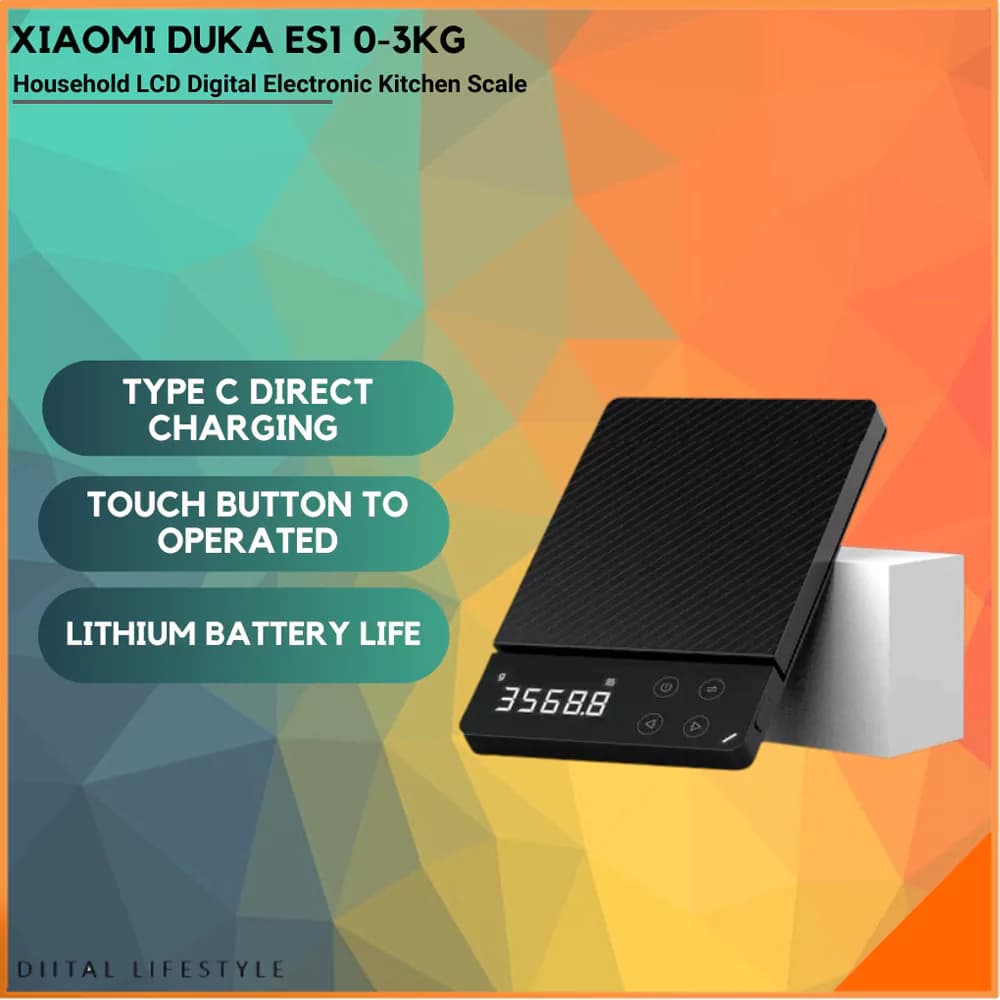 ترازو آشپزخانه دیجیتال شیائومی مدل Xiaomi Duka ATuMan ES1 Digital Electronic Scale — تصویر ۳