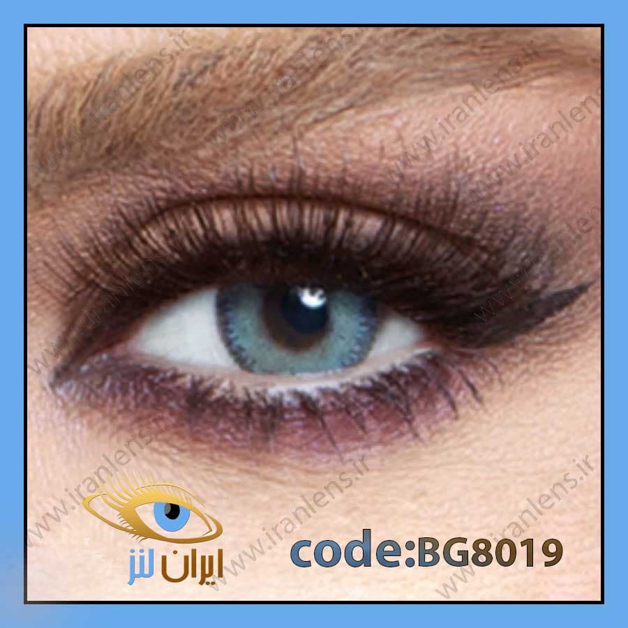 لنز رنگی گلو نیوی گری فصلی کد BG8019