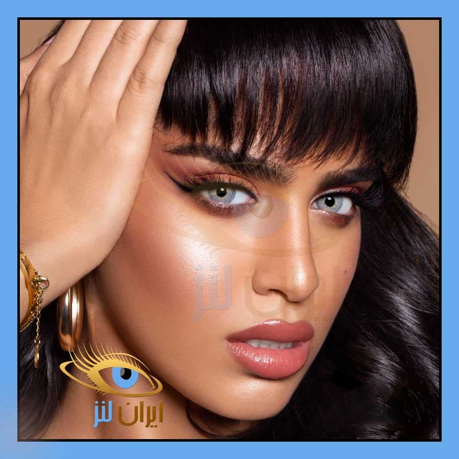 لنز طبی رنگی دهب لومیرر گری سالانه کد DG301 — تصویر ۲