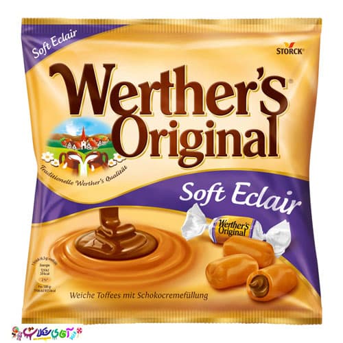 تافی وردرز با مغز شکلات Werther’s Soft Eclair