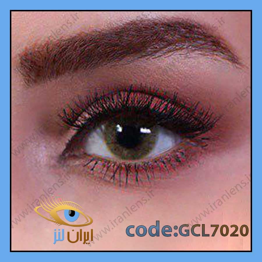 لنز رنگی جمستون آمبر پین کلاسیک دوردار سالانه کد GCL7020