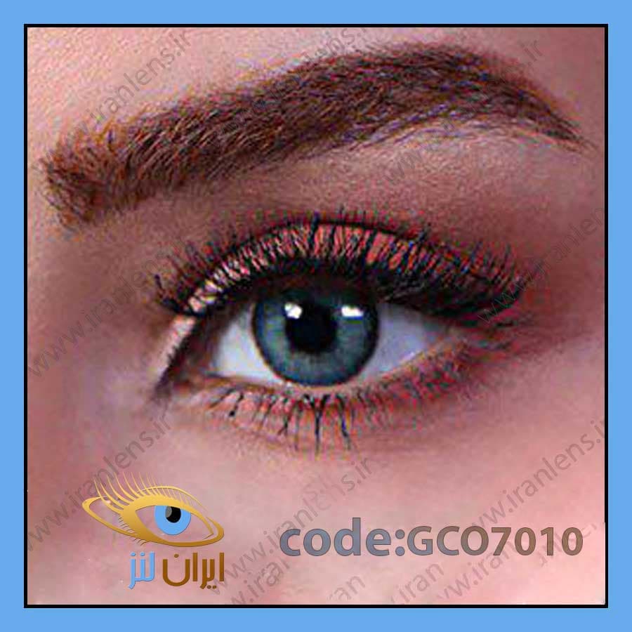 لنز رنگی جمستون کبالت بلو کول بدون دور سالانه کد GCO7010