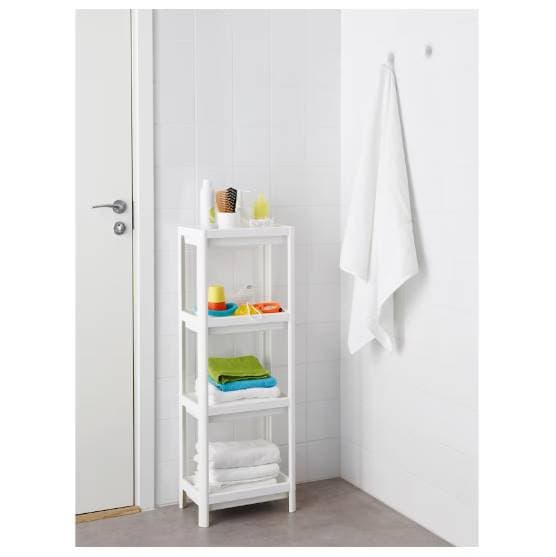 ???? ???? 4 ???? ???? ????? VESKEN Shelf unit, white — تصویر ۲