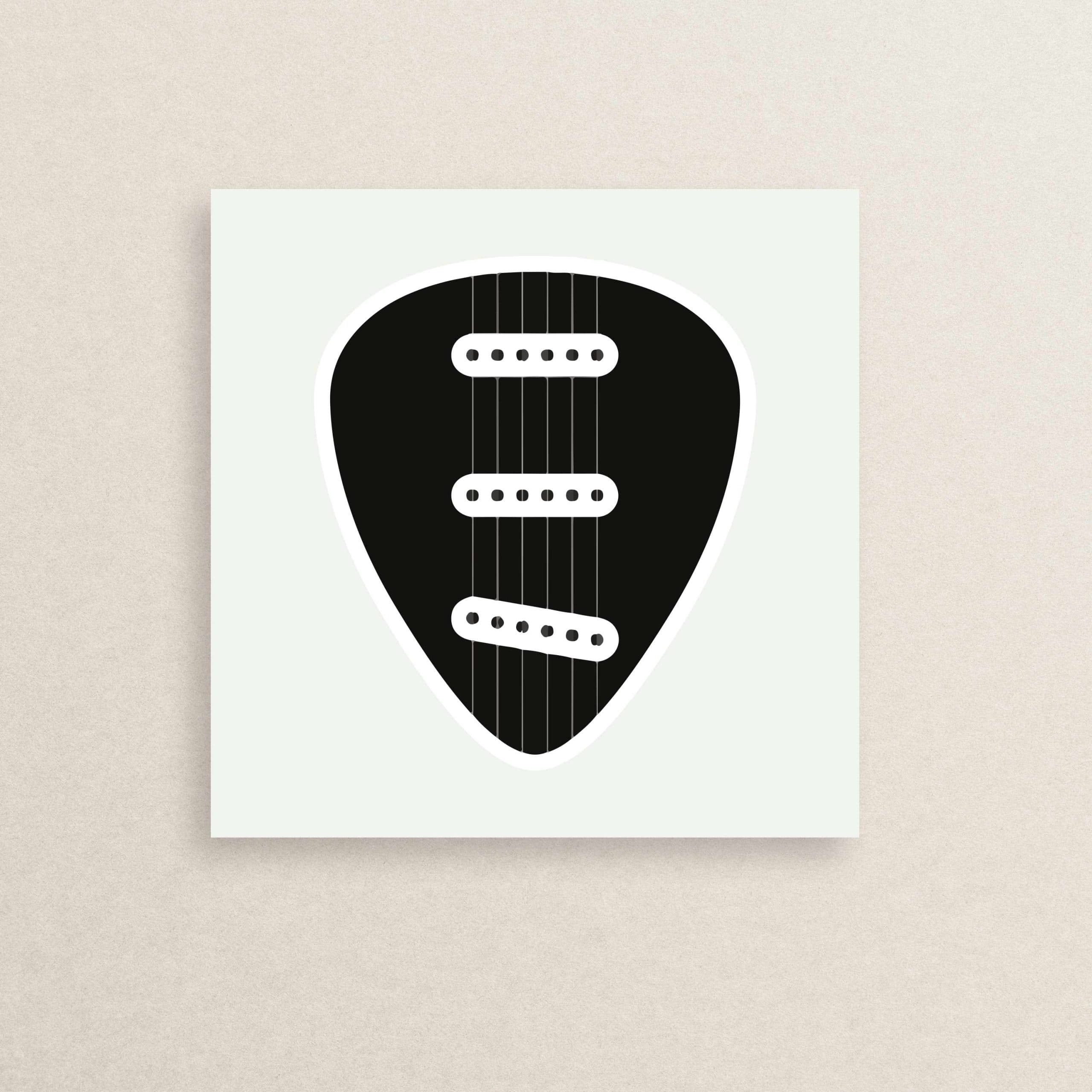 استیکر موسیقی گیتار 14 | Music Guitar Sticker 14