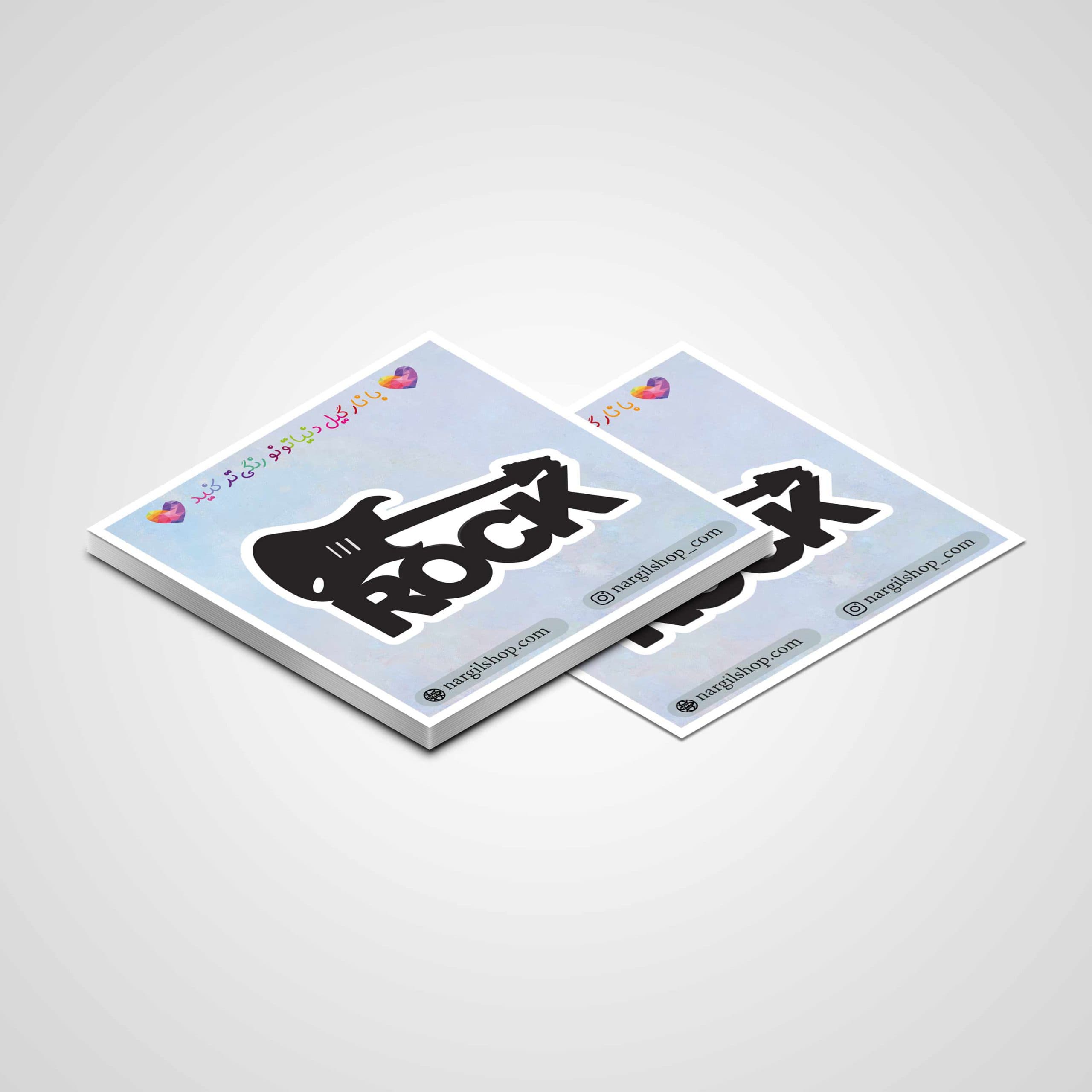 استیکر نماد راک 09 | Rock Symbol sticker 09 — تصویر ۳