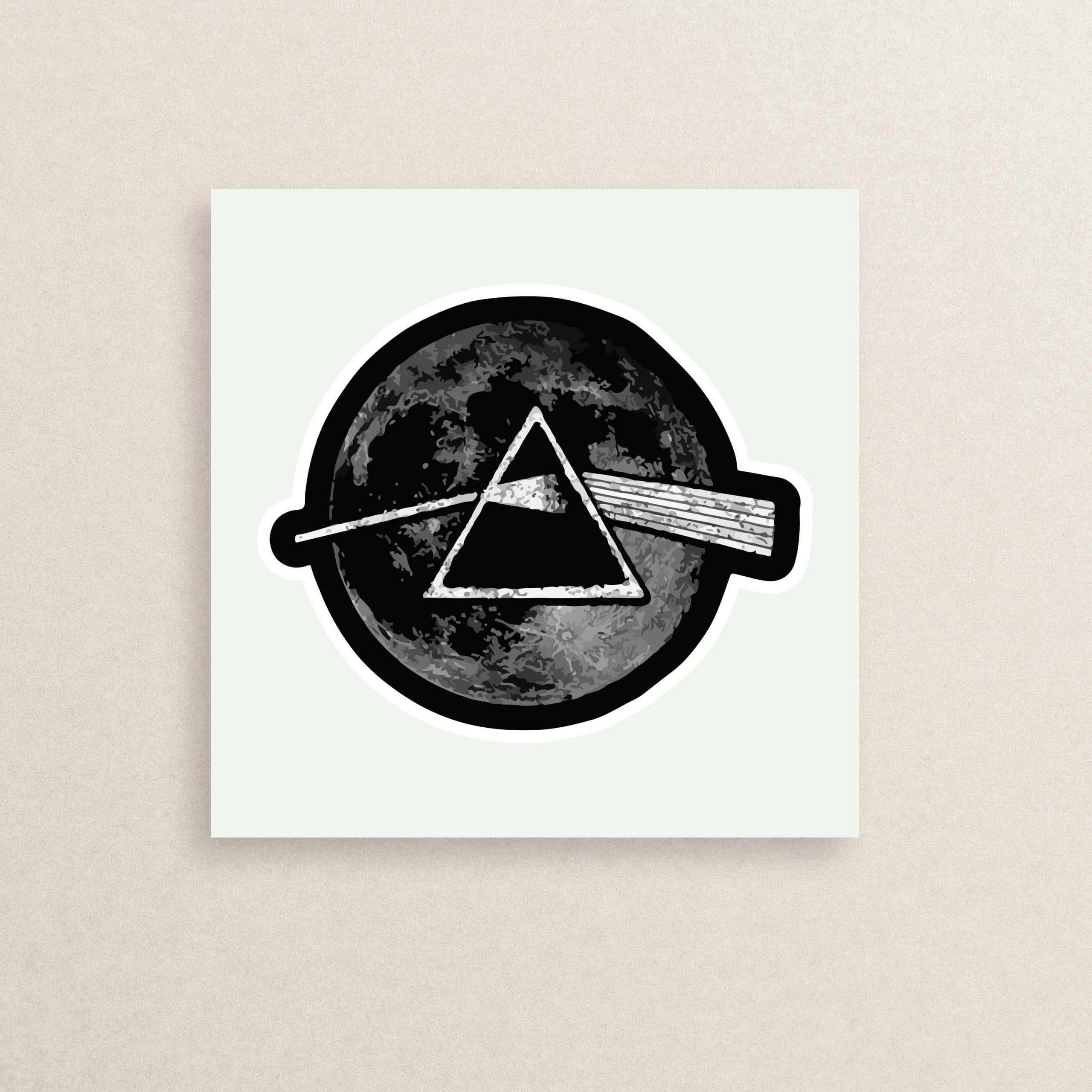 استیکر لوگو پینک فلوید 06 | Pink Floyd logo sticker 06