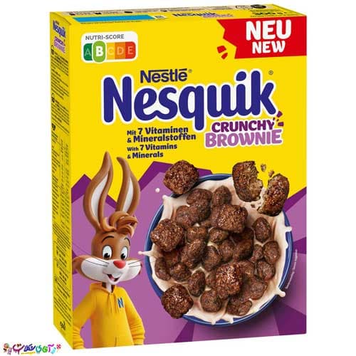 کورن فلکس نسکوییک کرانچی برانی Nesquik Brownie