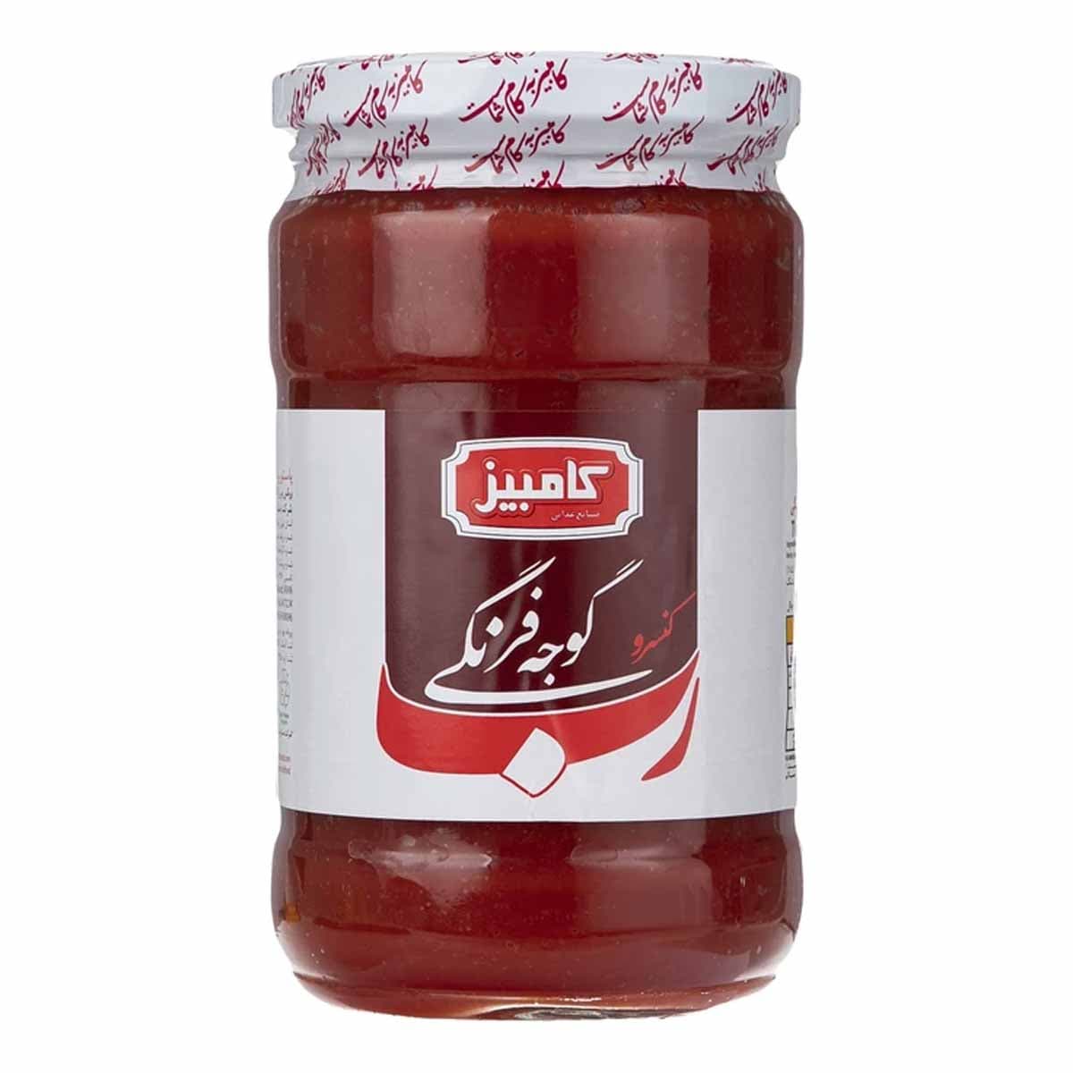 کنسرو رب گوجه فرنگی شیشه کامبیز 690 گرم
