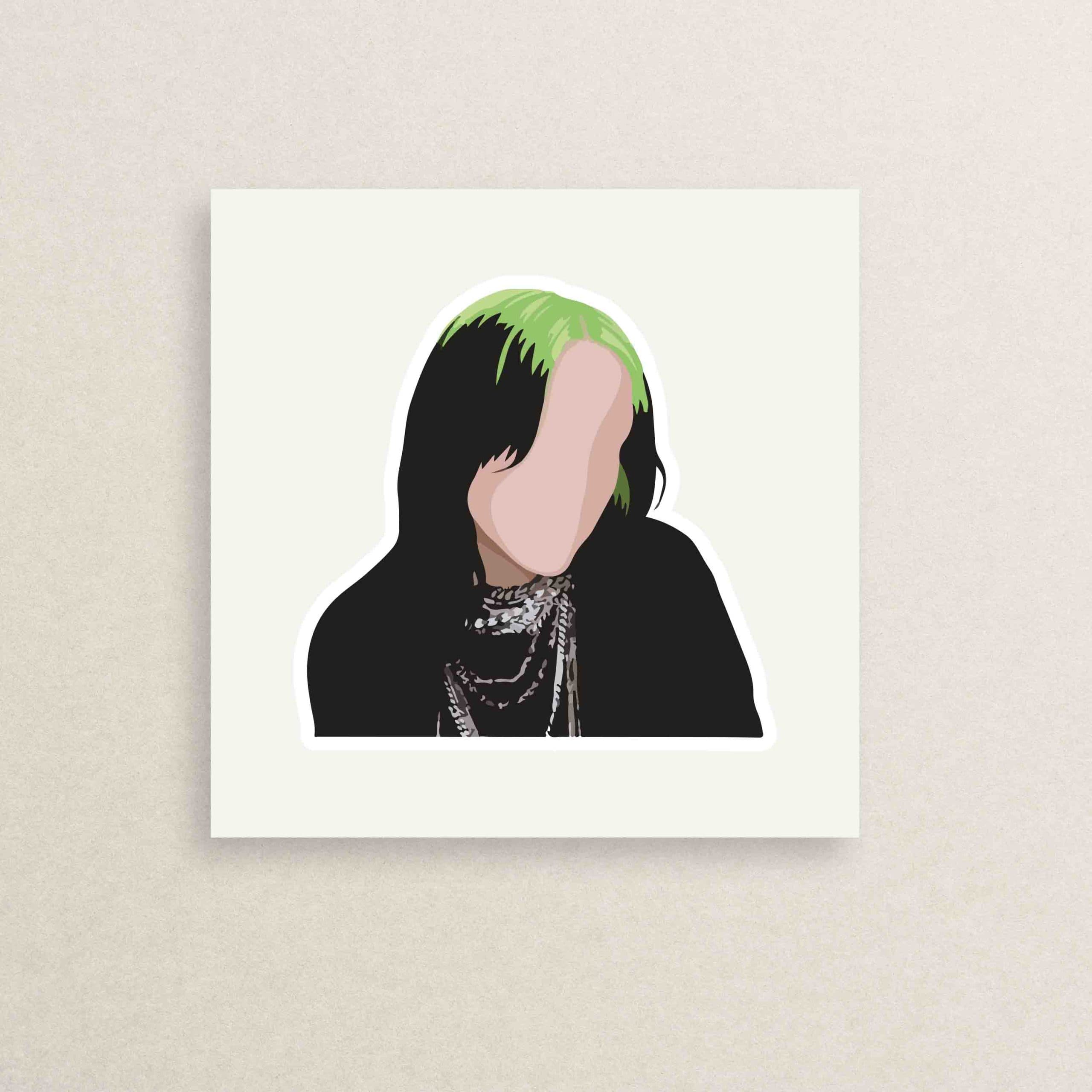 استیکر بیلی آیلیش 13 | Billie Eilish sticker 13