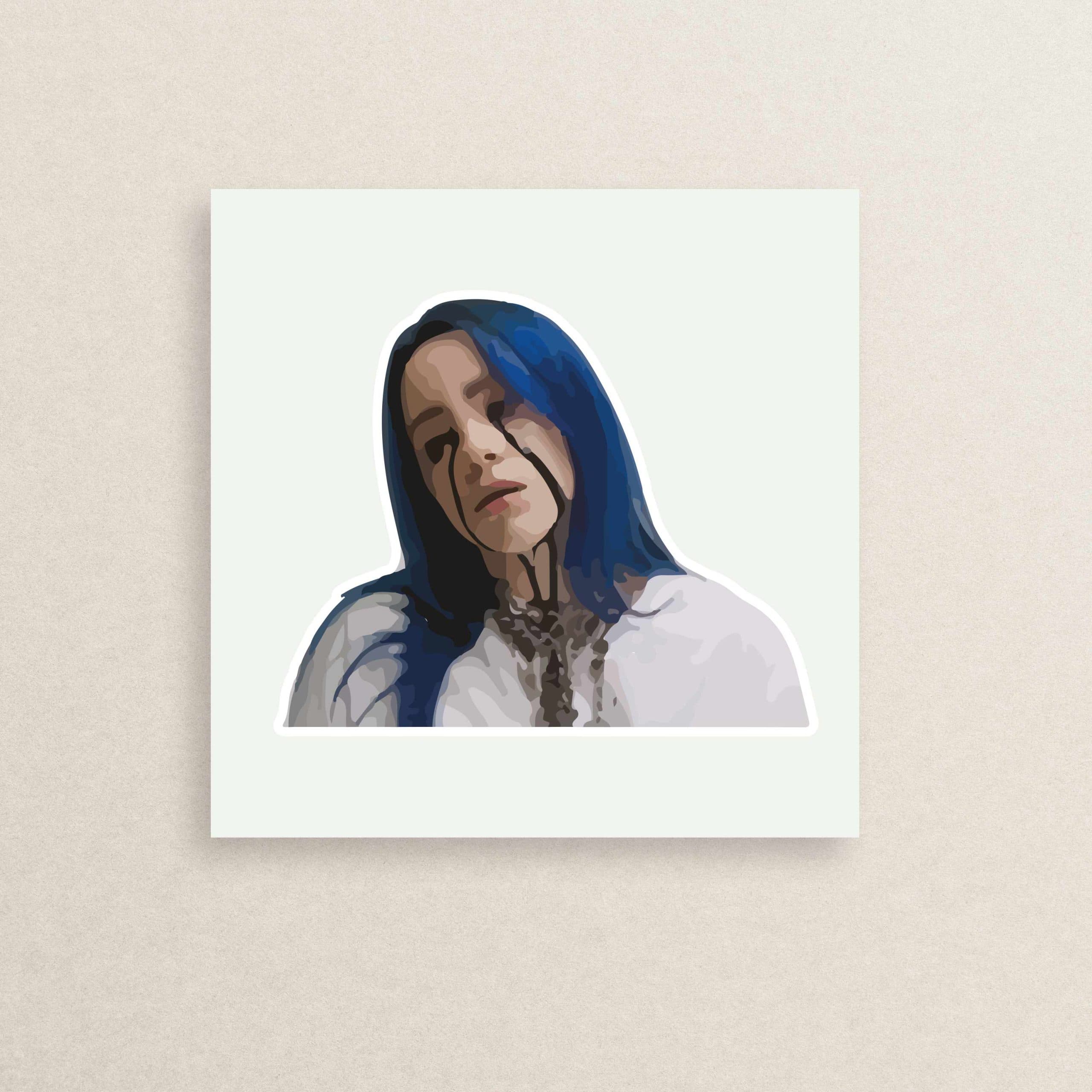 استیکر بیلی آیلیش 10 | Billie Eilish sticker 10