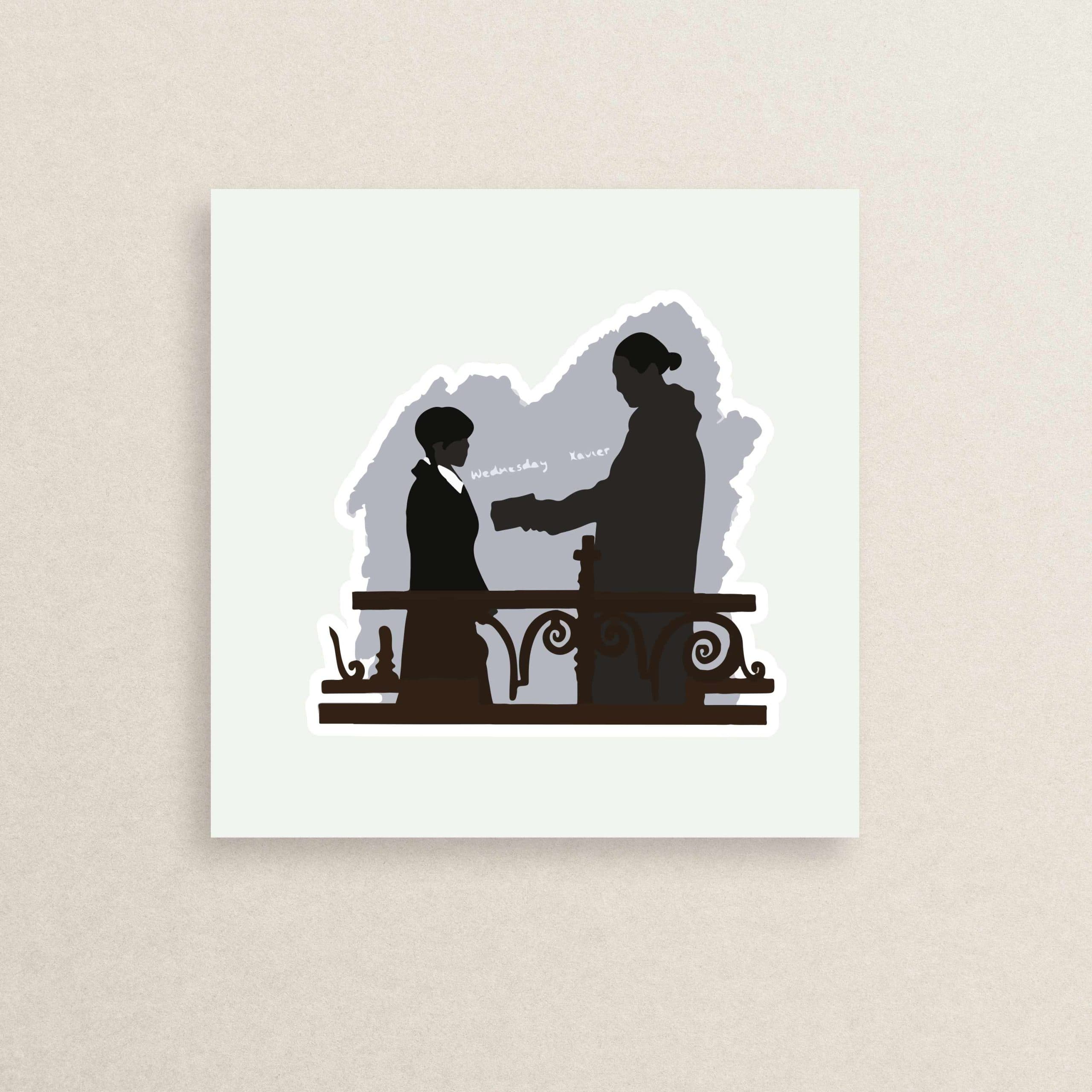 استیکر سریال ونزدی 18 | Wednesday sticker 18