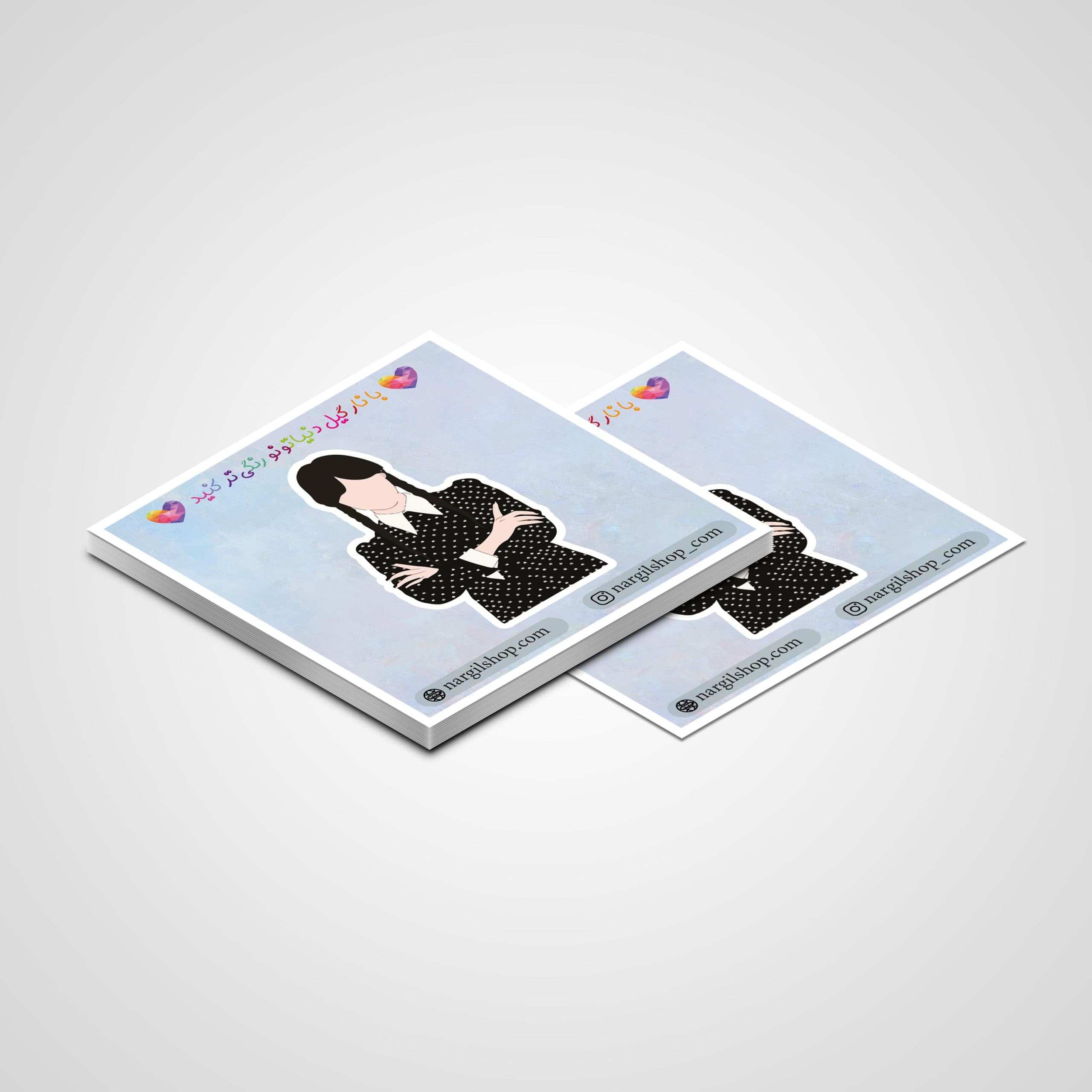 استیکر سریال ونزدی 08 | Wednesday sticker 08 — تصویر ۳