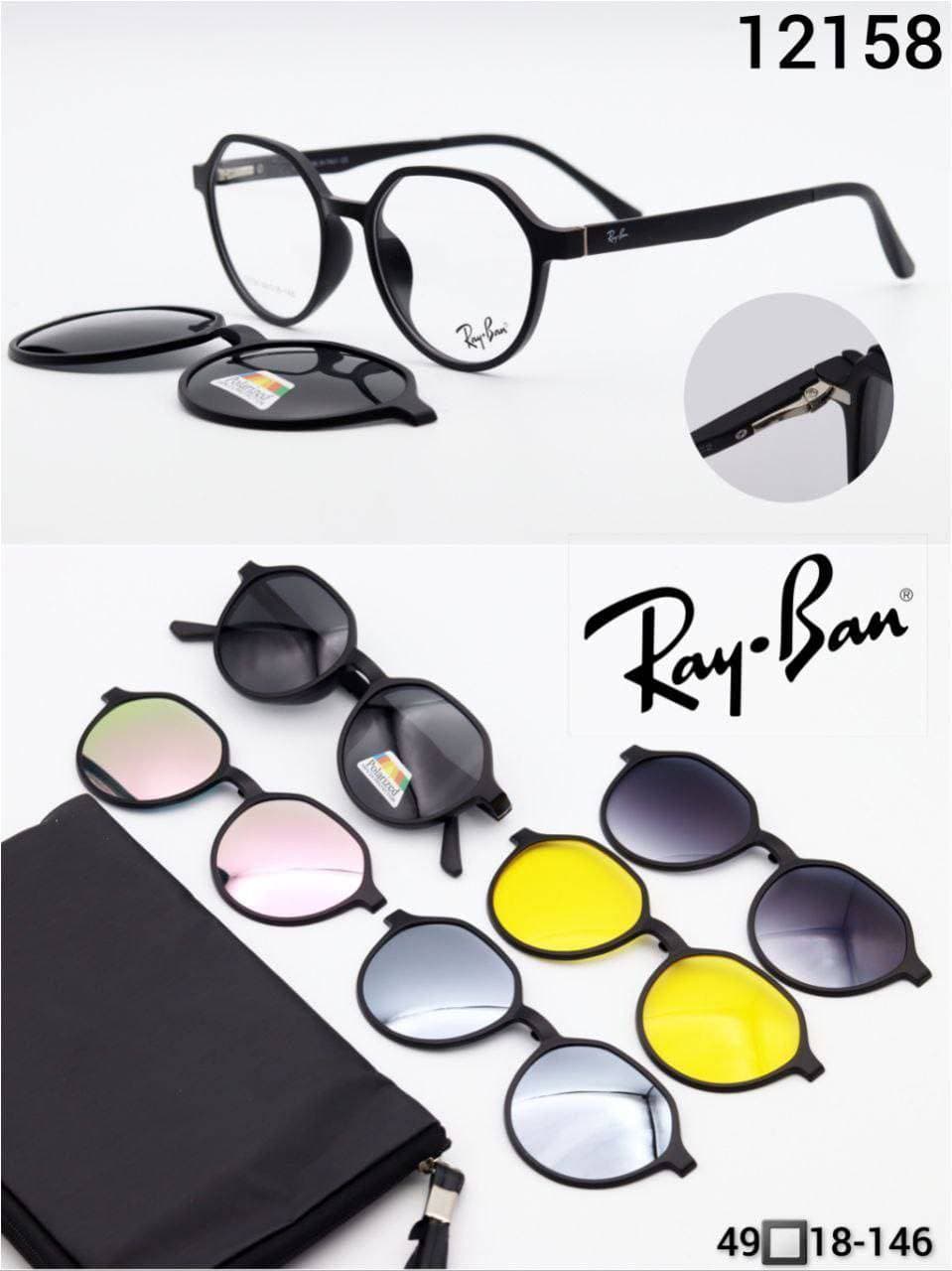 عینک طبی کاور دار برند Ray Ban کد 12158