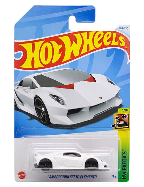 ماشین دکوری مدل Lamborghini Sesto Elemento برند Hot Wheels