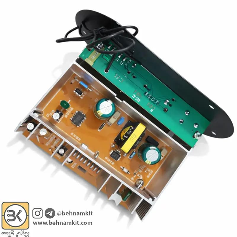 پخش کننده MP3 PLAYER پنلی بلوتوثی دارای آمپلی فایر Mono 30W کد MP3 PLAYER 12887 — تصویر ۳