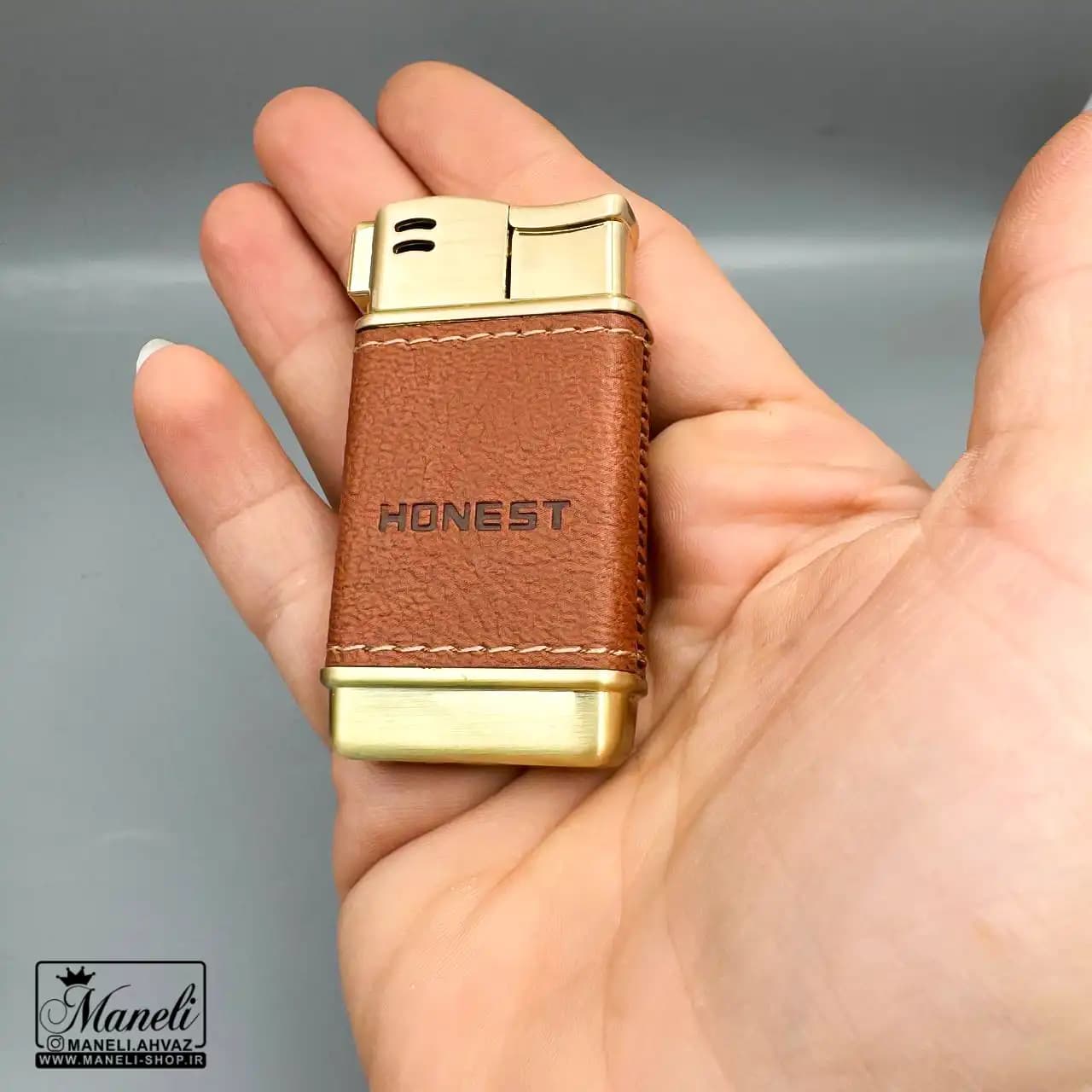 فندک پیپ honest روکش چرم 14031230 — تصویر ۳