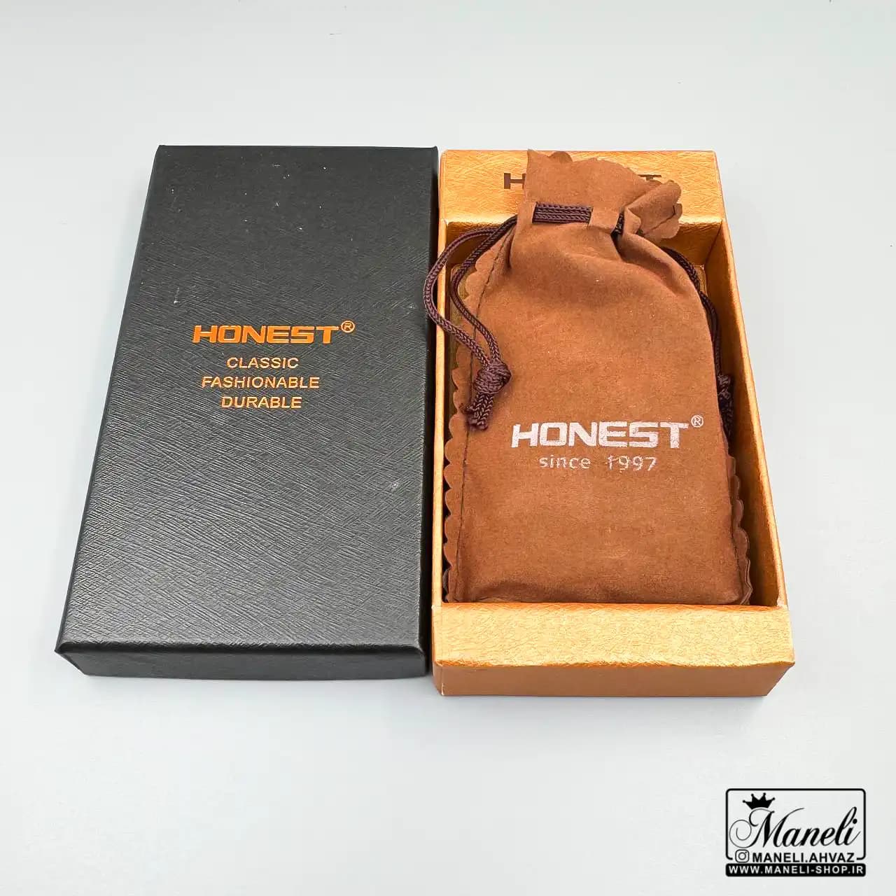 فندک پیپ honest روکش چرم 14031230 — تصویر ۵