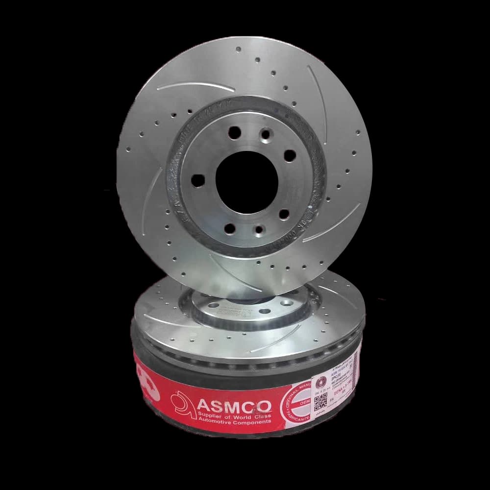 دیسک چرخ جلو دنا شیاردار ASMCO