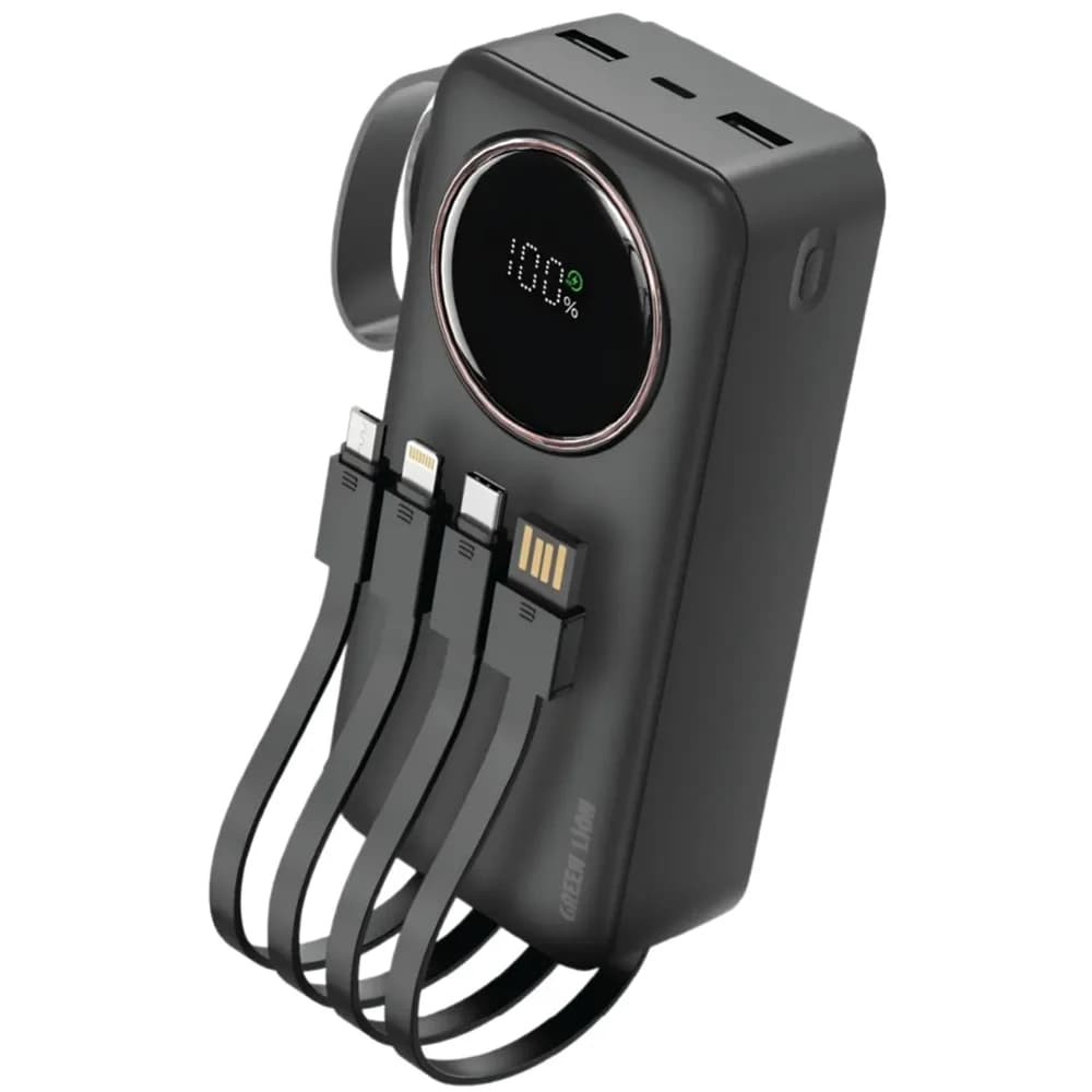 پاوربانک گرین لاین 30000 میلی آمپر ساعت مدل Power Pulse PD 22.5W