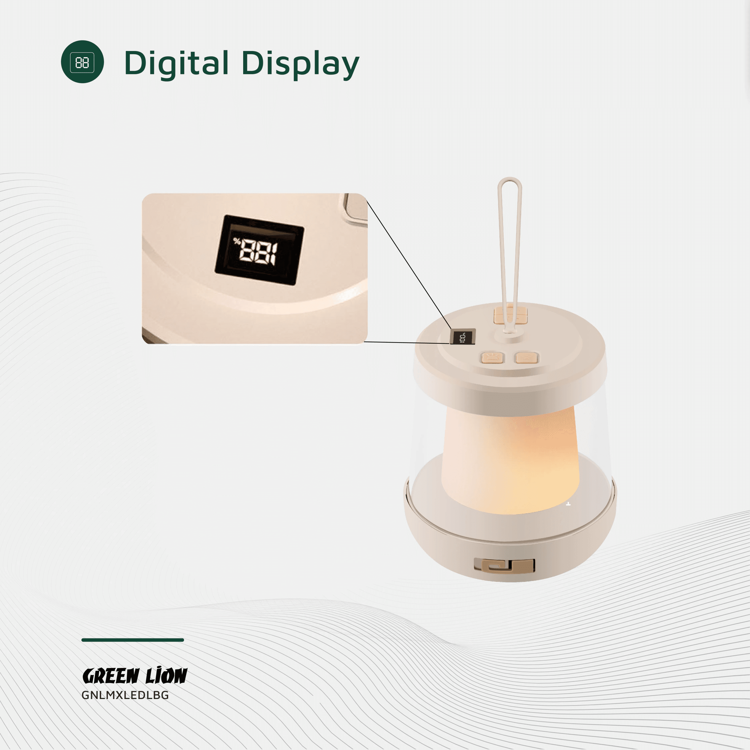 چراغ و ریسه ۱۰ متری گرین لاین مدل Lumex با نور RGB و باتری داخلی — تصویر ۳