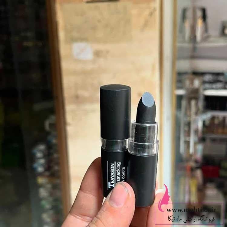 خرید عمده رژ لب جامد رنگ مشکی — تصویر ۲