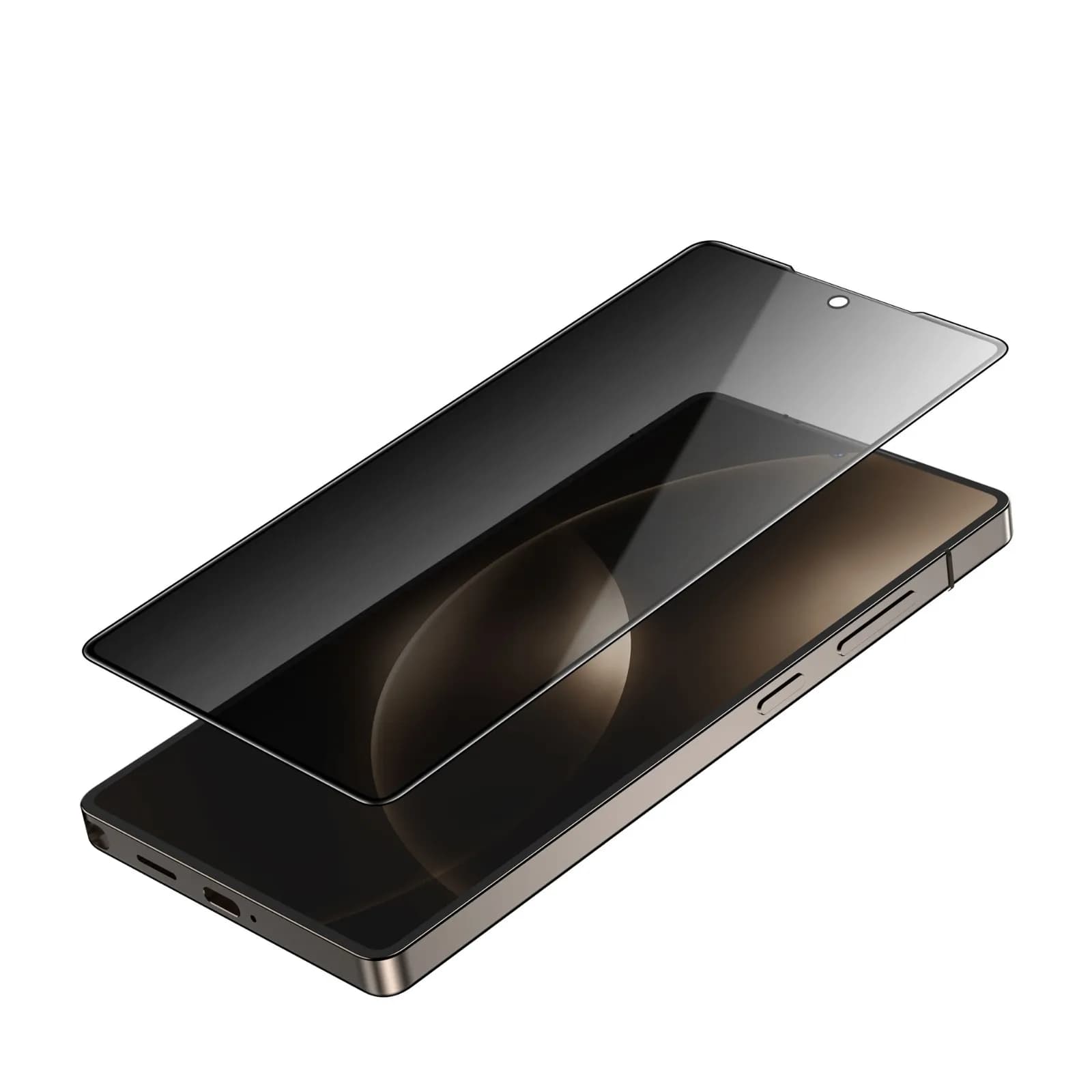 محافظ صفحه حریم خصوصی S25 Ultra مدل ۹H Fingerprint Unlock گرین لاین — تصویر ۲