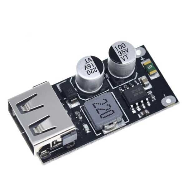 ماژول شارژ فست تک پورت USB دار QC3.0