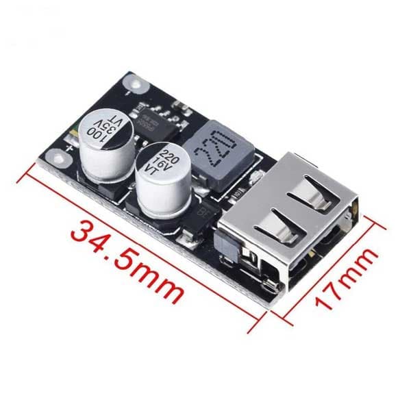 ماژول شارژ فست تک پورت USB دار QC3.0 — تصویر ۲