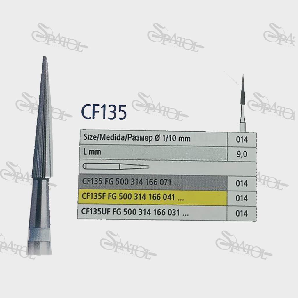 فرز کارباید پرداخت 40 پره کد CF135 — تصویر ۲