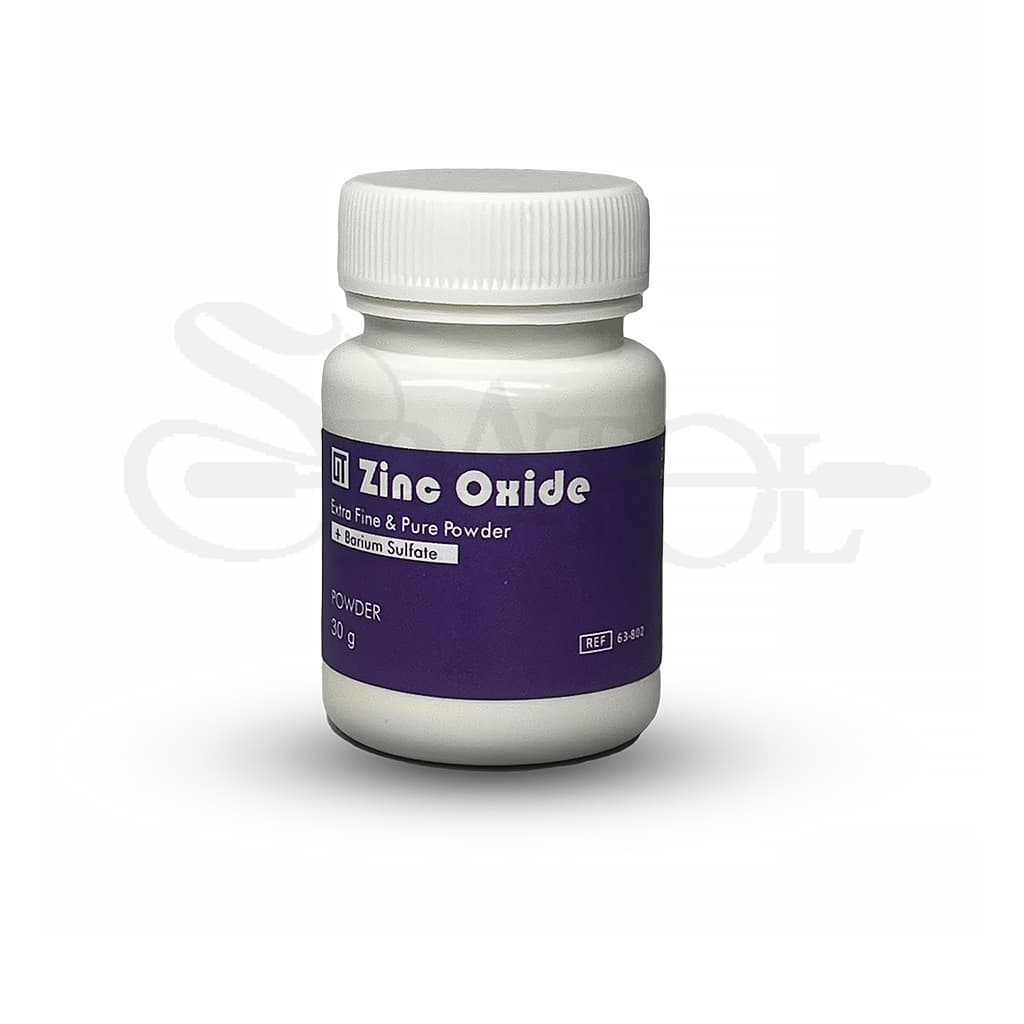پودر زینک اکساید 30 گرم zinc oxide powder برند اوریس تک oristech