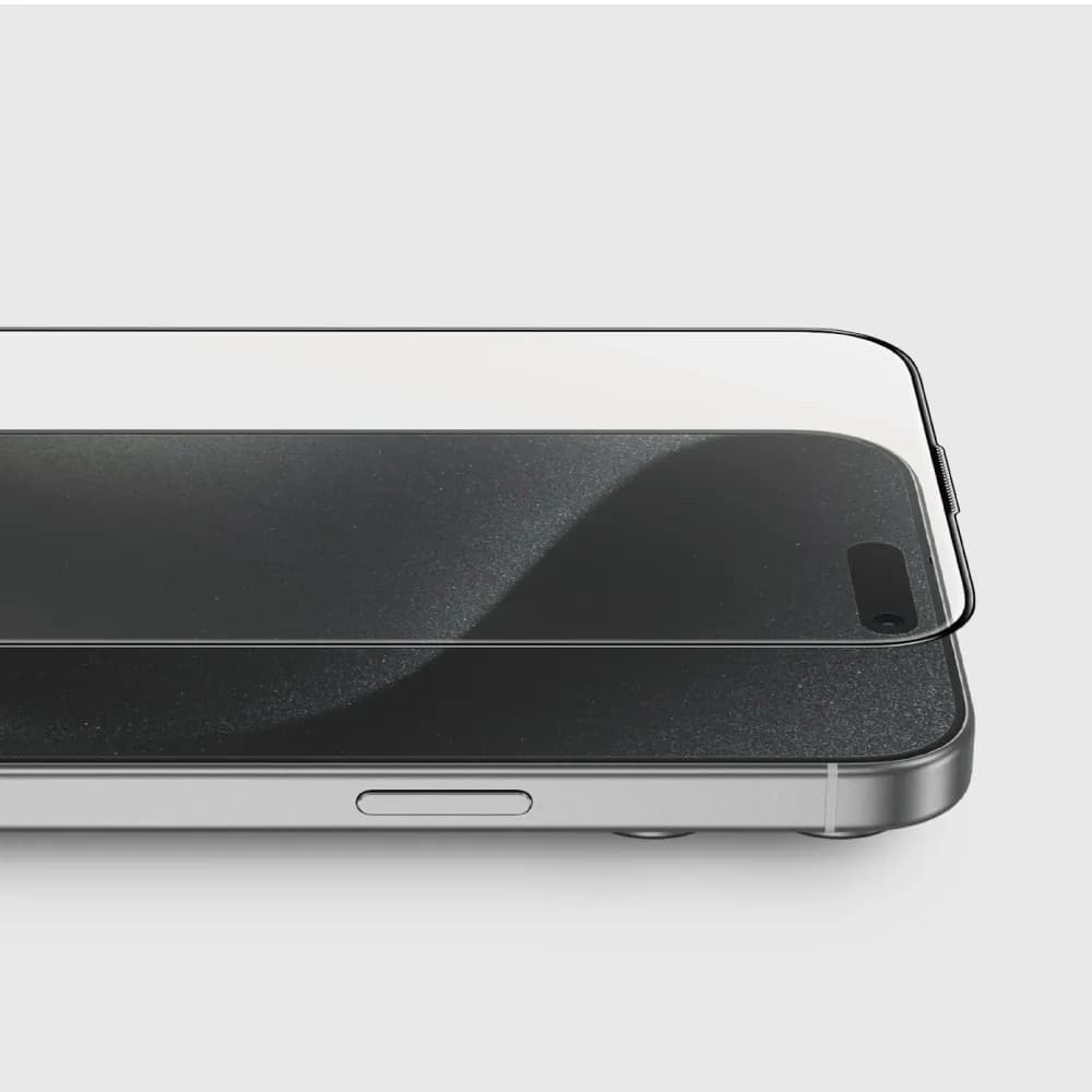 گلس iPhone 16 مدل Sir Louis 3D Curved گرین لاین — تصویر ۲