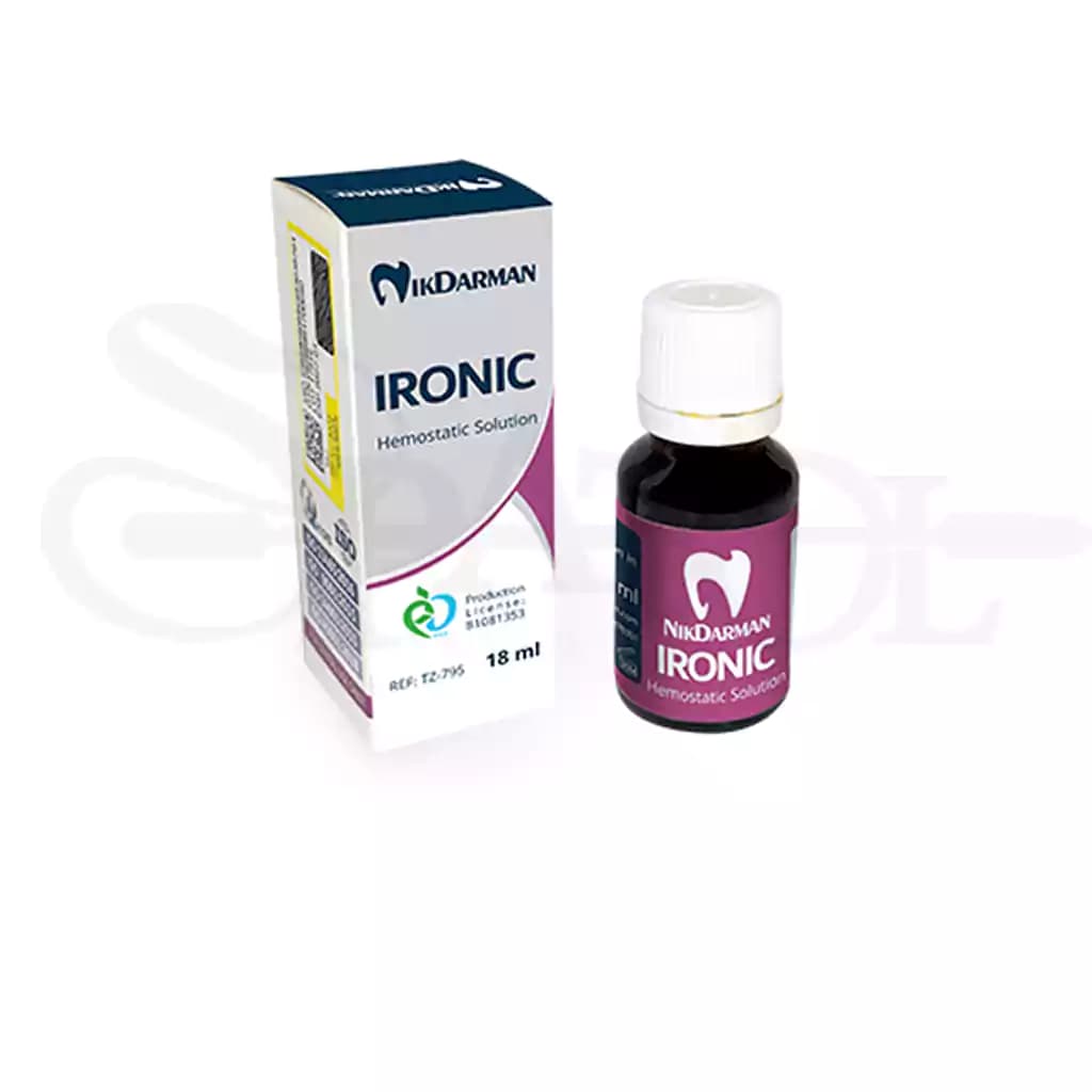 محلول قطره انعقاد خون نیک درمان آیرونیک IRONIC Solution Nik Darman