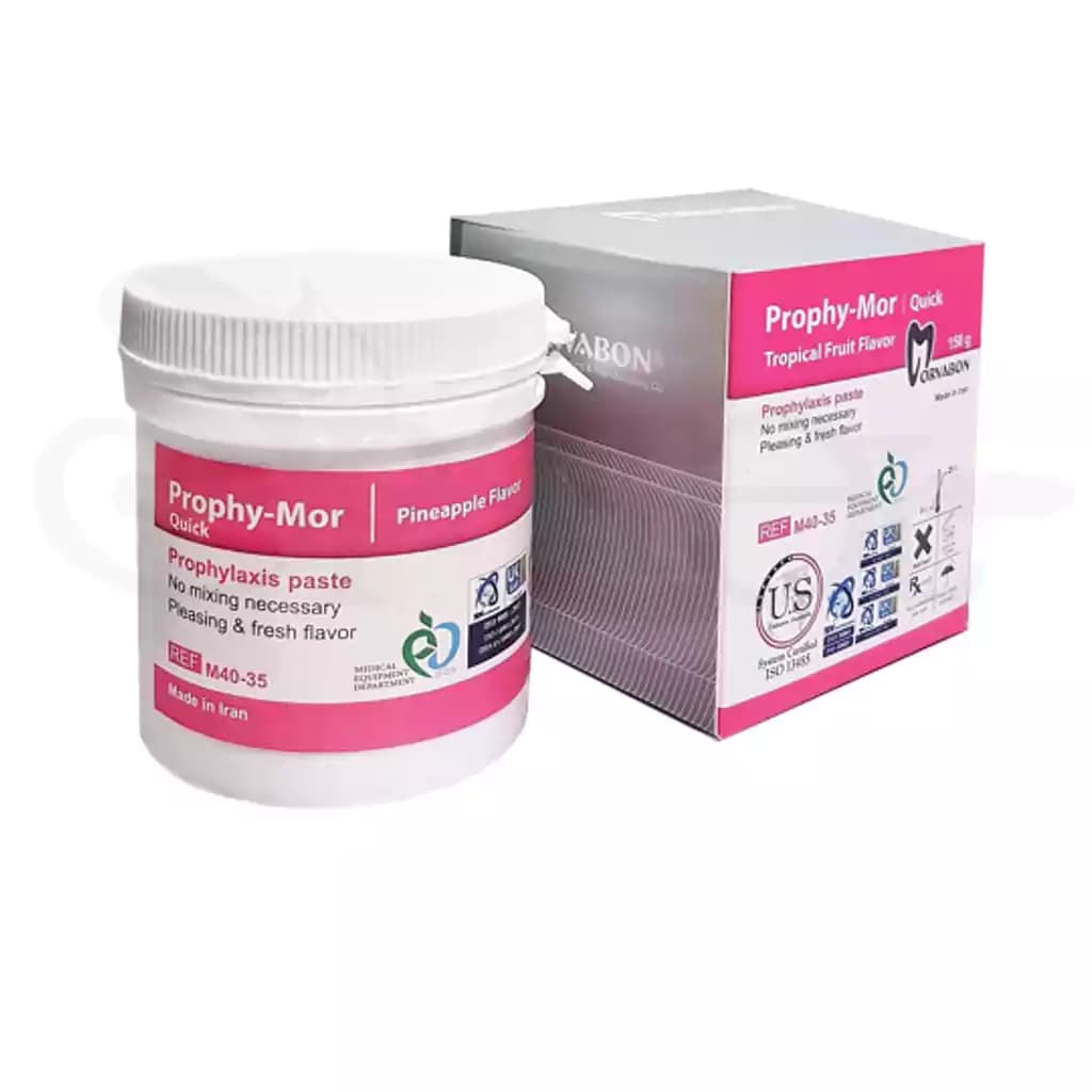 خمیر جرمگیری 150 گرم prophy mor برند مروابن Morvabon