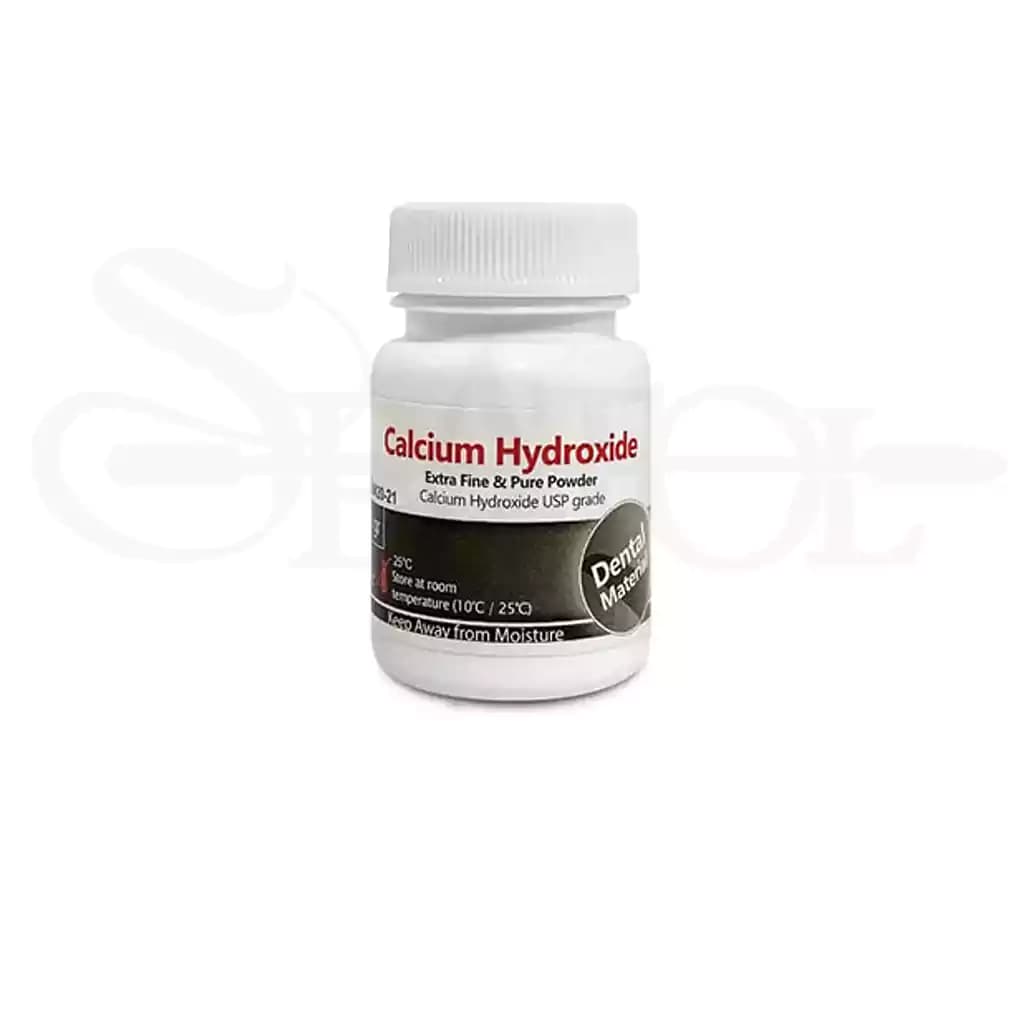 پودر کلسیم هیدروکساید 25 گرم calcium Hydroxide powder برند مروابن Morvabon