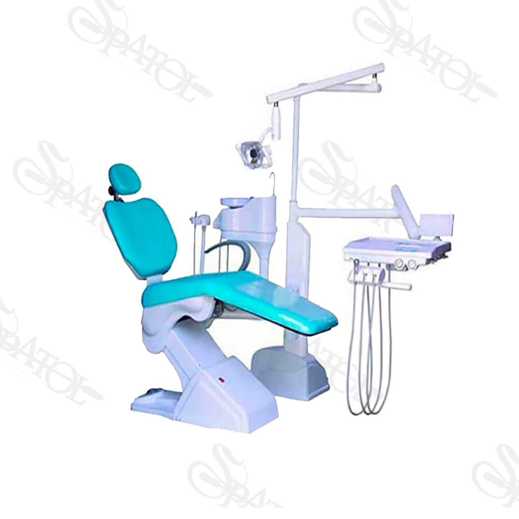 یونیت صندلی صدف شیلنگ از پایین چراغ هالوژن پارس طب فرینو pars teb farino
