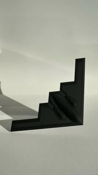 ماکت بمب‌افکن B-2 با پایه قابل تنظیم | خدمات چاپ سه بعدی سفارشی — تصویر ۶