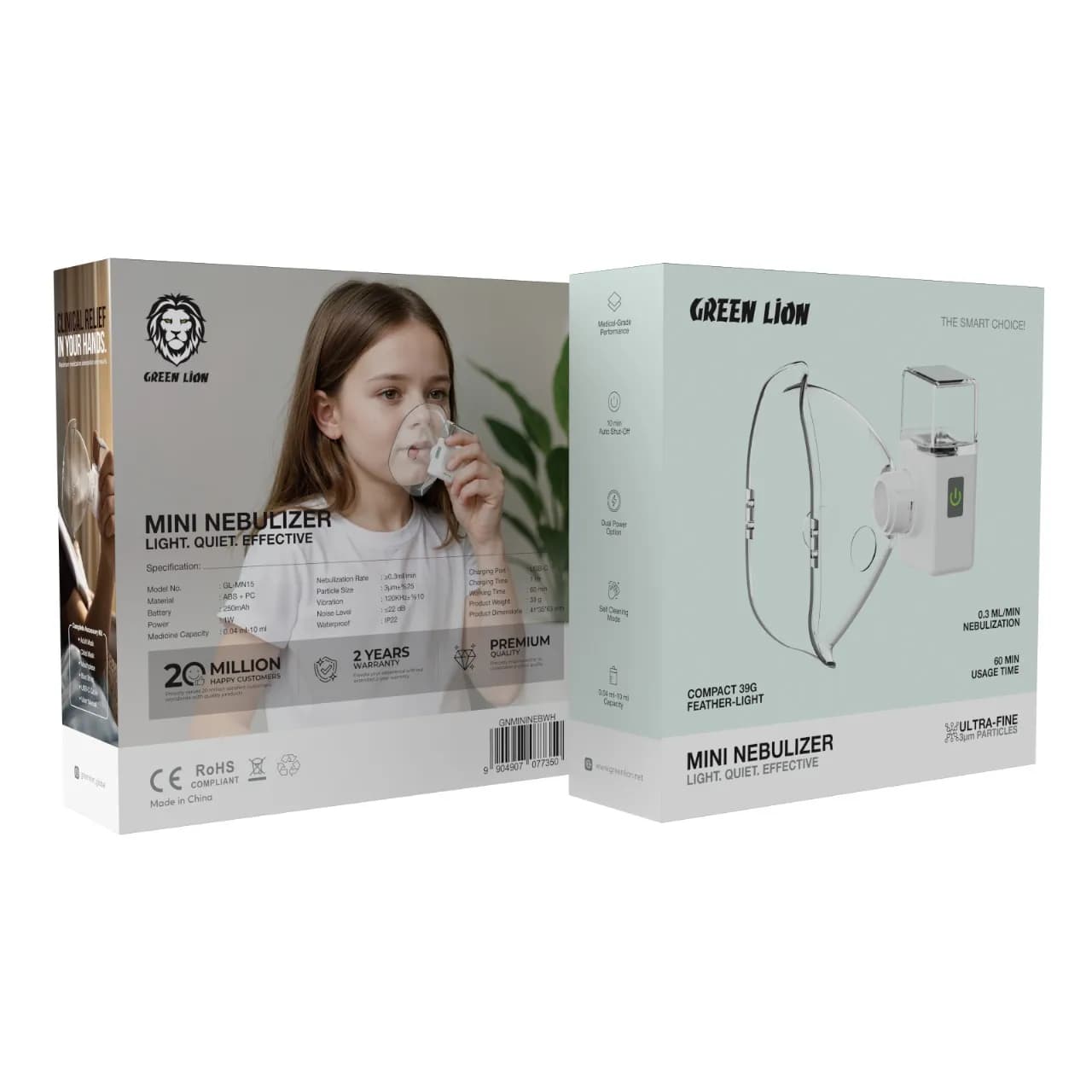 نبولایزر قابل حمل مدل Mini Nebulizer گرین لاین — تصویر ۲