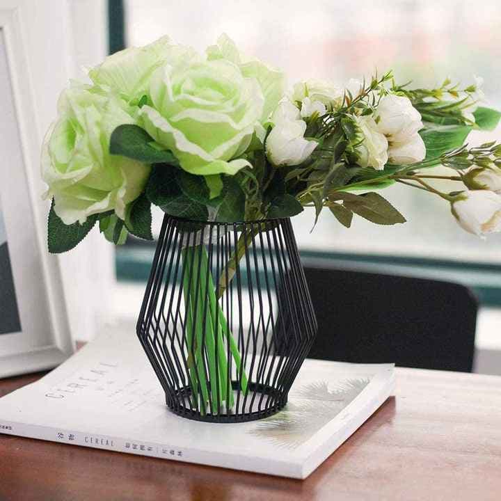 ست 2 عددی جا شمعی مدرن فلزی folding lantern candlr holder — تصویر ۲
