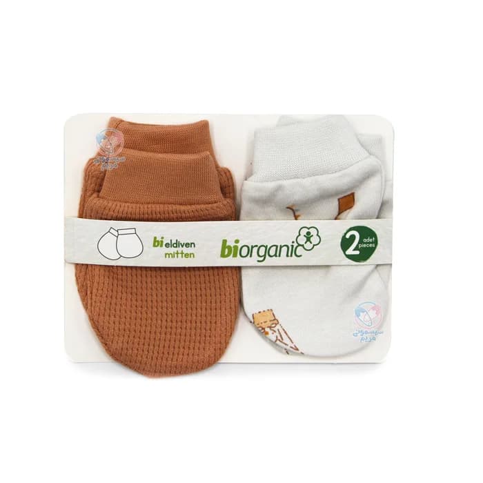 دستکش نخی دو عددی بی بیبی Bi Baby 72240 — تصویر ۲