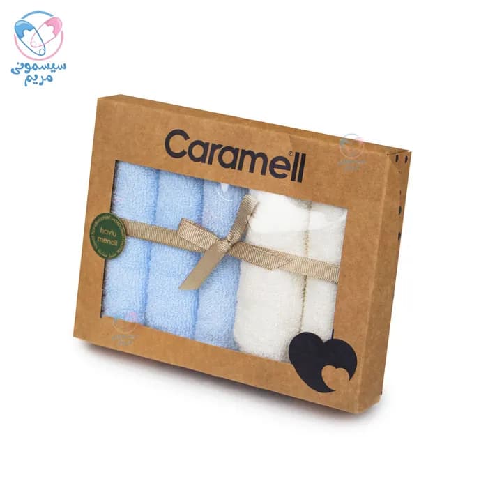 دستمال دست و صورت حوله ای 5 عددی کارامل 9605 Caramell — تصویر ۳