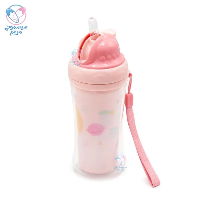 لیوان دسته دار و نی دار 220 میل Moony Me کیکابو Kikkaboo — تصویر ۲