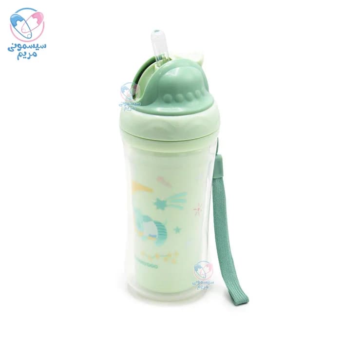 لیوان دسته دار و نی دار 220 میل Moony Me کیکابو Kikkaboo — تصویر ۴