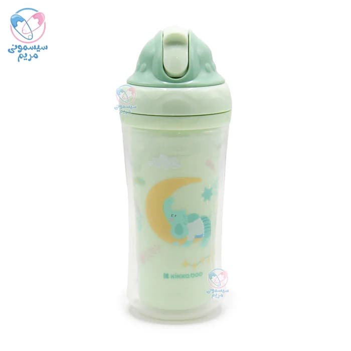 لیوان دسته دار و نی دار 220 میل Moony Me کیکابو Kikkaboo — تصویر ۳