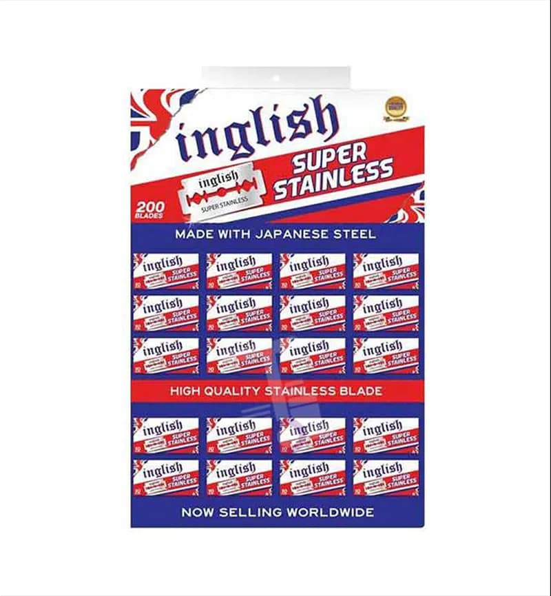 تیغ سنتی انگلیش Inglish بسته 10 عددی