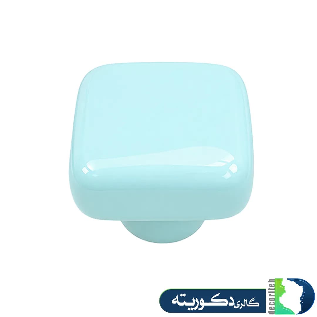 دستگیره تک پیچ عروسکی سرامیکی مربع برند کاپران — تصویر ۴