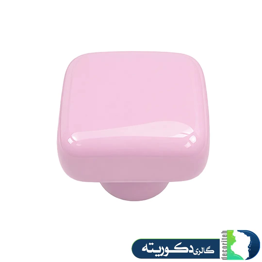 دستگیره تک پیچ عروسکی سرامیکی مربع برند کاپران — تصویر ۵